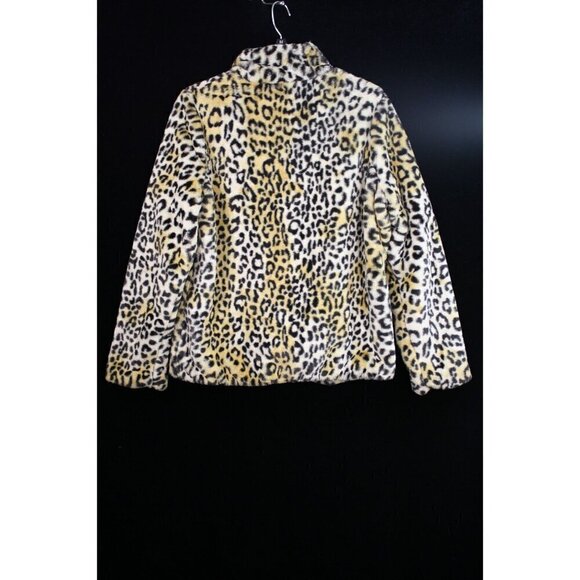 Joujou Leopard Print Faux Fur Jacket M - Picture 7 of 7